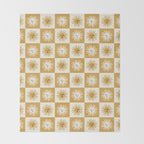Vintage Checkered Sunshine Throw Blanket Gallery Image 2