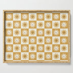 Vintage Checkered Sunshine Serving Tray Gallery Image 1