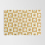 Vintage Checkered Sunshine Rug Gallery Image 2