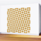 Vintage Checkered Sunshine Wall Mural Gallery Image 2