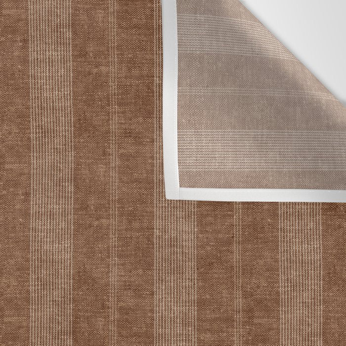 ivy stripes - warm brown Wall Tapestry Gallery Image 3