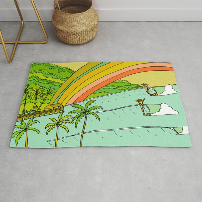 Surf Paradise Rainbow of Happiness Rug Gallery Image 1