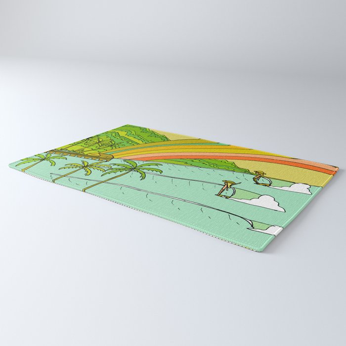 Surf Paradise Rainbow of Happiness Rug Gallery Image 3