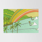 Surf Paradise Rainbow of Happiness Rug Gallery Image 2