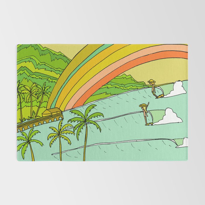 Surf Paradise Rainbow of Happiness Rug Gallery Image 2