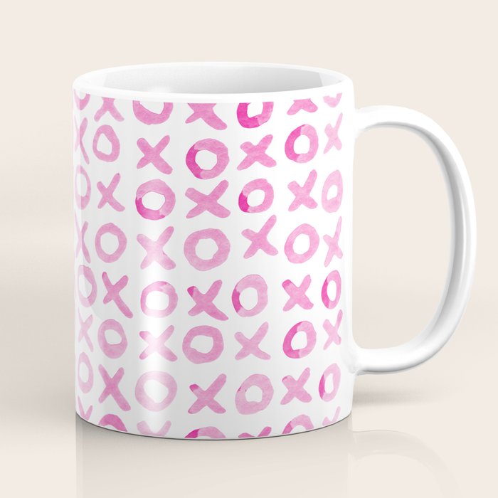Xoxo valentine's day - pink Coffee Mug Gallery Image 1