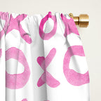 Xoxo valentine's day - pink Window Curtain Gallery Image 2