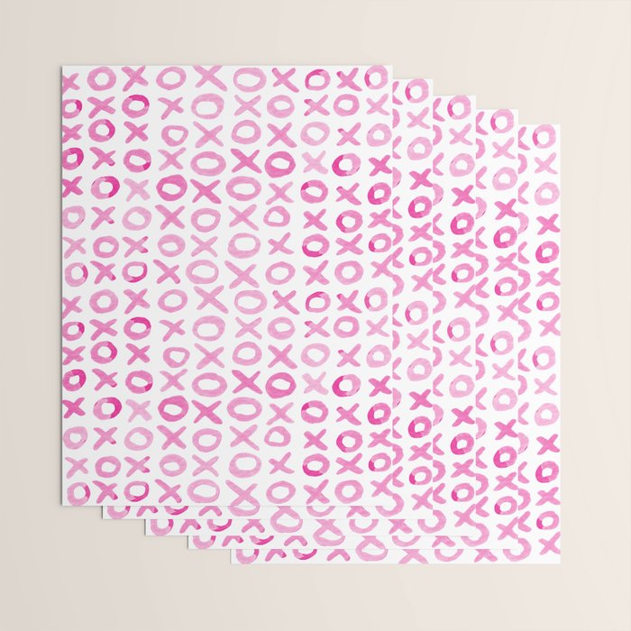 Xoxo valentine's day - pink Wrapping Paper Gallery Image 3