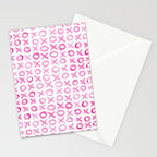 Xoxo valentine's day - pink Stationery Card Gallery Image 2