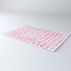 Xoxo valentine's day - pink Rug Gallery Image 3