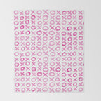 Xoxo valentine's day - pink Throw Blanket Gallery Image 2