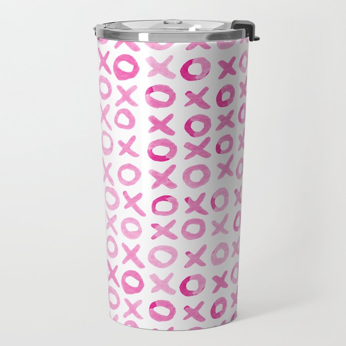 Xoxo valentine's day - pink Travel Mug Gallery Image 2