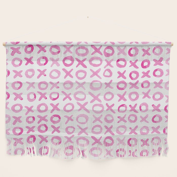 Xoxo valentine's day - pink Wall Hanging Gallery Image 1