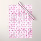 Xoxo valentine's day - pink Wrapping Paper Gallery Image 1