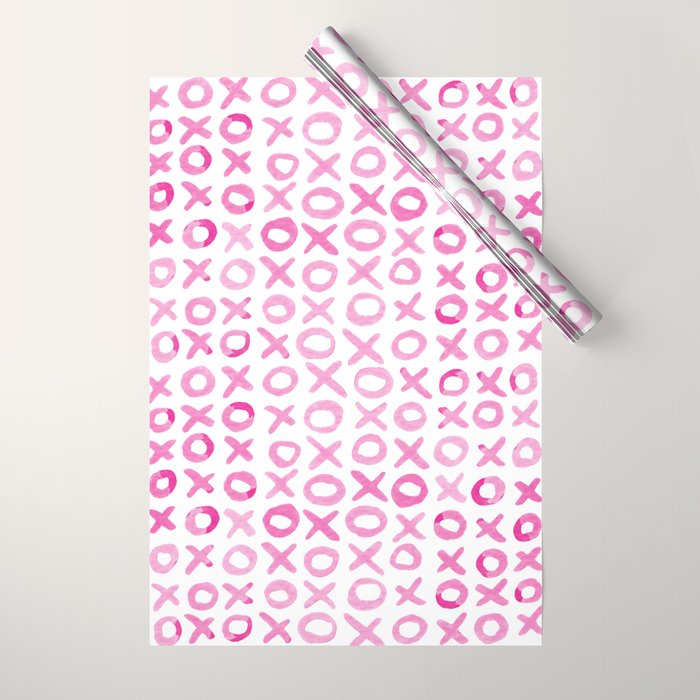 Xoxo valentine's day - pink Wrapping Paper Gallery Image 1