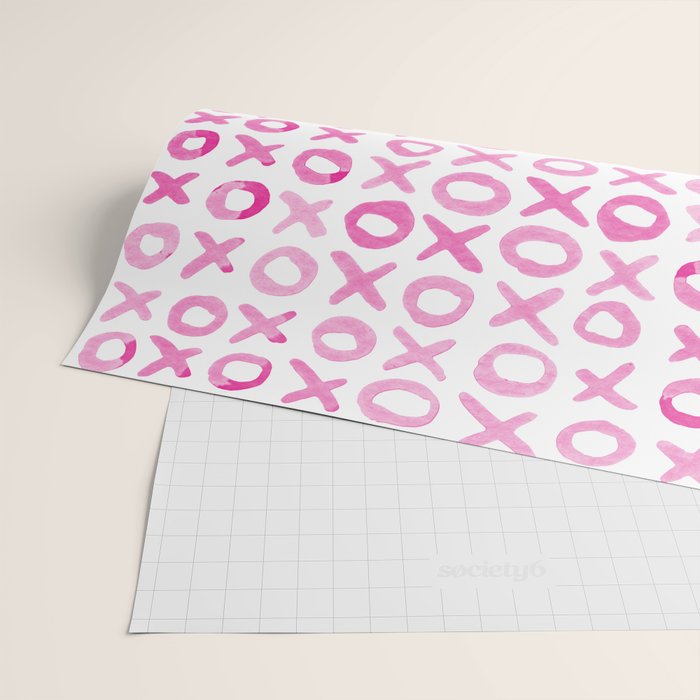 Xoxo valentine's day - pink Wrapping Paper Gallery Image 2