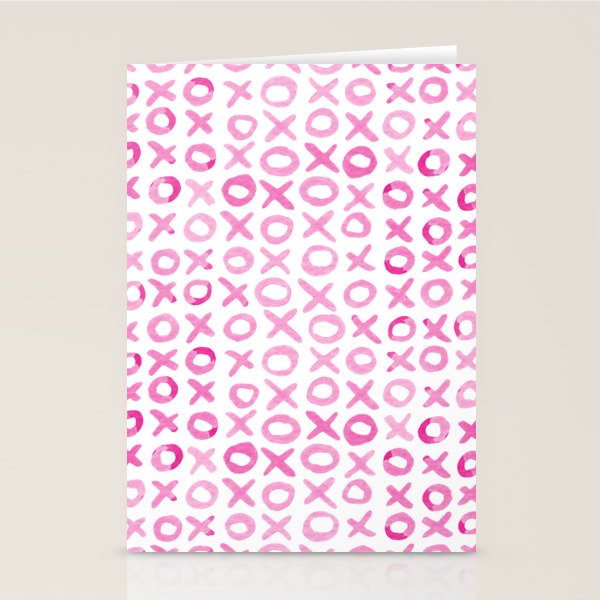 Xoxo valentine's day - pink Stationery Card Gallery Image 1