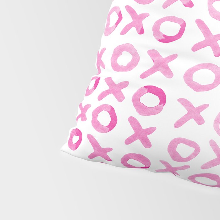 Xoxo valentine's day - pink Pillow Sham Gallery Image 4
