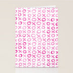Xoxo valentine's day - pink Stationery Card Gallery Image 2