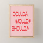 Coulda Woulda Mini Art Print Gallery Image 1