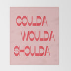 Coulda Woulda Throw Blanket Gallery Image 2