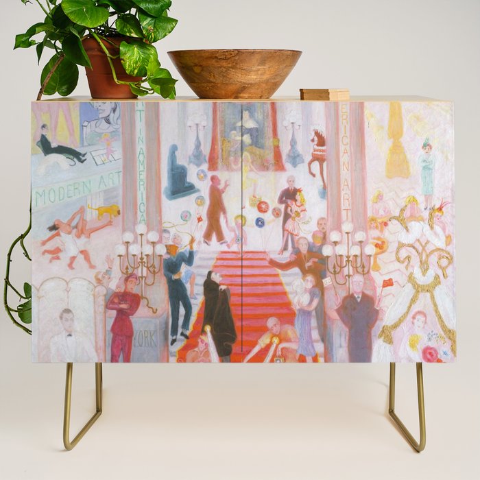 The Cathedrals Of Art - Florine Stettheimer Credenza Gallery Image 1