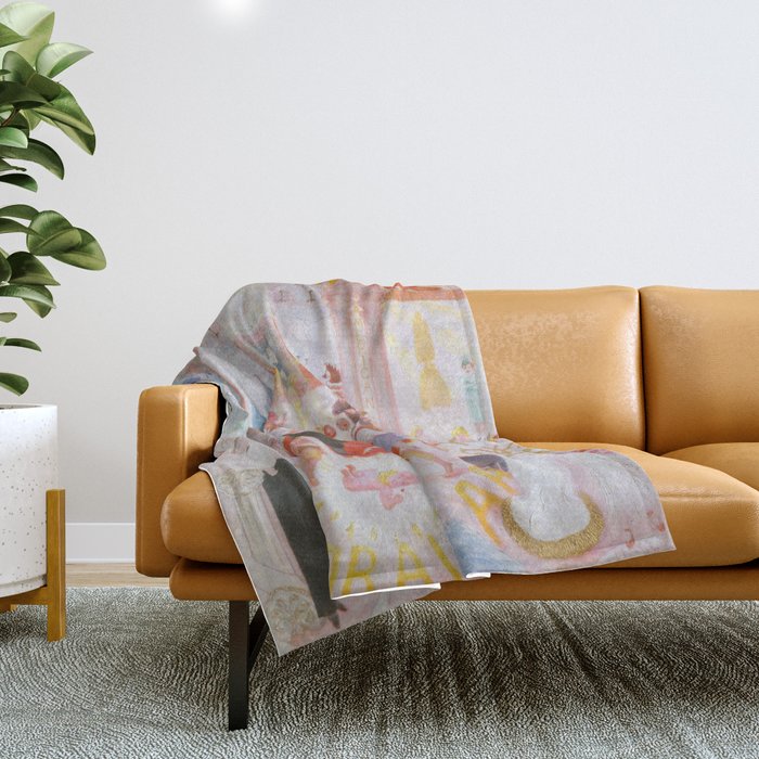 The Cathedrals Of Art - Florine Stettheimer Throw Blanket Gallery Image 1
