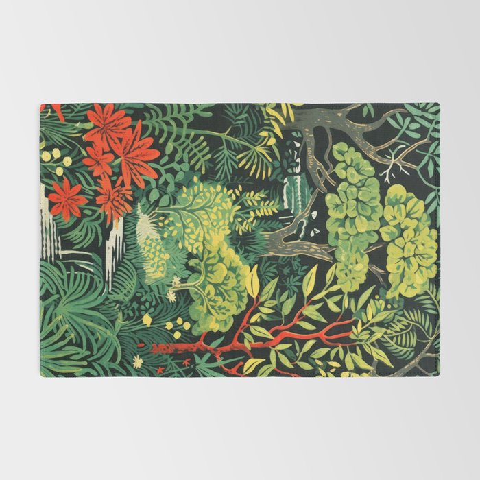 Midnight Tropical  Forest Rug Gallery Image 2