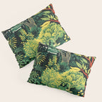 Midnight Tropical  Forest Pillow Sham Gallery Image 3
