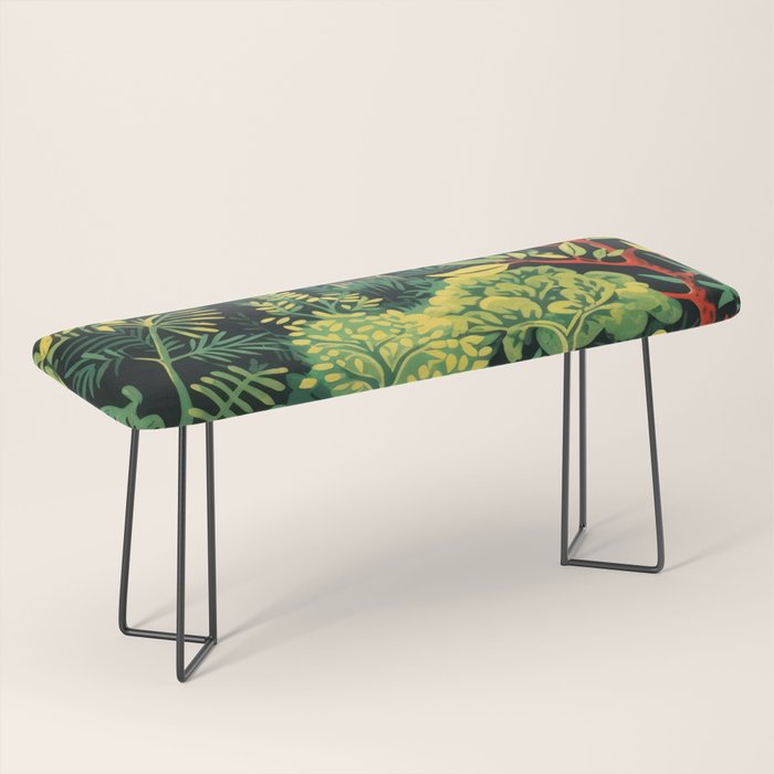 Midnight Tropical  Forest Bench Gallery Image 1