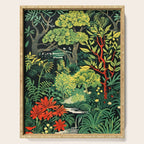 Midnight Tropical  Forest Serving Tray Gallery Image 1