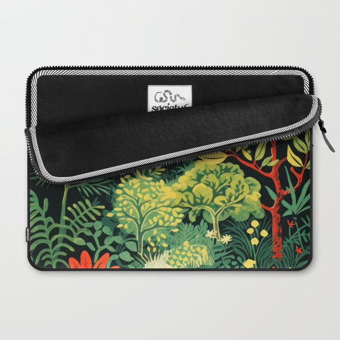 Midnight Tropical  Forest Laptop Sleeve Gallery Image 2