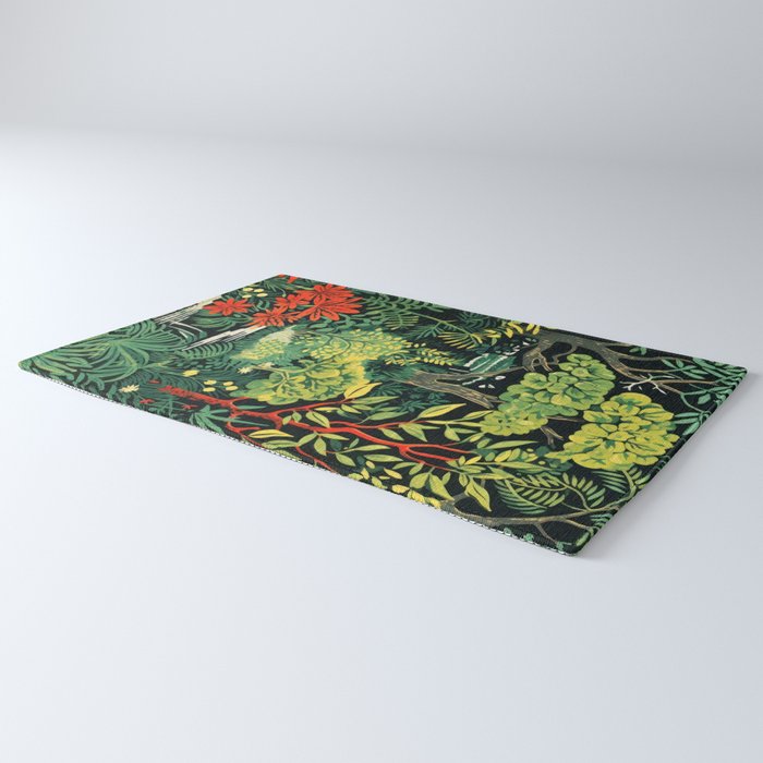 Midnight Tropical  Forest Rug Gallery Image 3