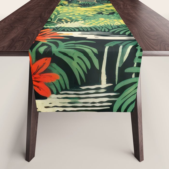 Midnight Tropical  Forest Table Runner Gallery Image 1