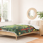 Midnight Tropical  Forest Duvet Cover Gallery Image 2