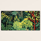 Midnight Tropical  Forest Desk Mat Gallery Image 3