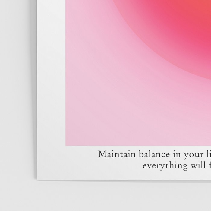 Gradient Angel Numbers: Angel Number 888 - Balance (Pink Palette) Poster Gallery Image 3