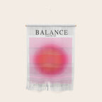 Gradient Angel Numbers: Angel Number 888 - Balance (Pink Palette) Wall Hanging Gallery Image 1