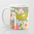 Retro flower pattern 3 Coffee Mug Gallery Image 3