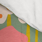 Retro flower pattern 3 Comforter Gallery Image 4