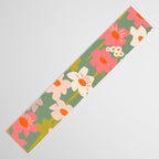 Retro flower pattern 3 Table Runner Gallery Image 3