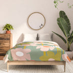 Retro flower pattern 3 Comforter Gallery Image 3