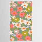 Retro flower pattern 3 Tablecloth Gallery Image 2