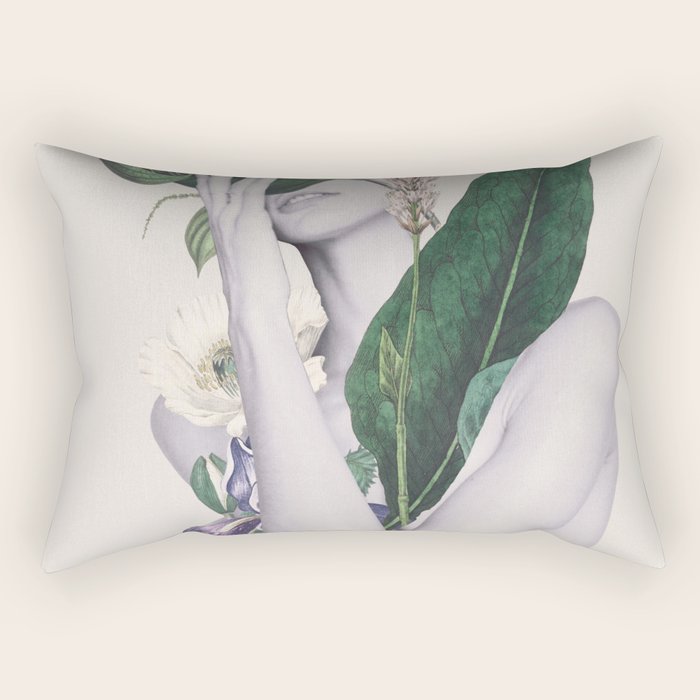 natural beauty-collage 7 Rectangular Pillow Gallery Image 2