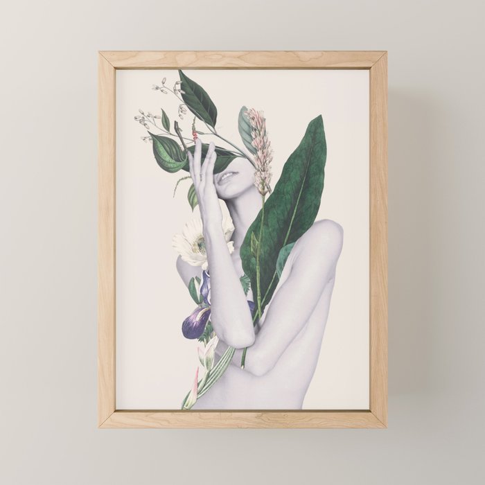 natural beauty-collage 7 Mini Art Print Gallery Image 1