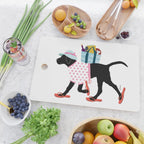 Black Dog labrador beach art Cutting Board Gallery Image 2