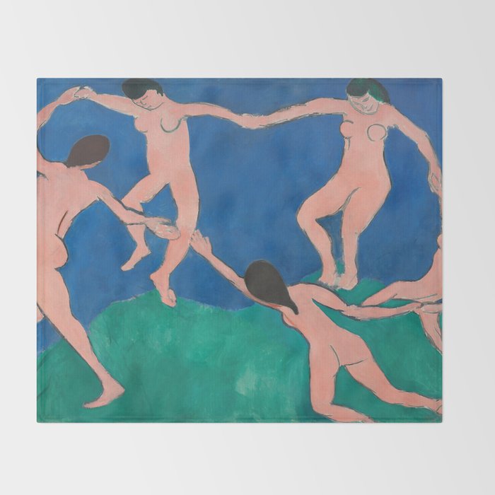 Dance by Henri Matisse Throw Blanket Gallery Image 2