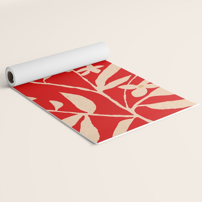 Abstract Minimal Flowers 7 Yoga Mat Gallery Image 2