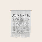 Pinball Arcade Gaming Machine Vintage Gamer Patent Print Wall Hanging Gallery Image 1