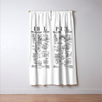 Pinball Arcade Gaming Machine Vintage Gamer Patent Print Window Curtain Gallery Image 3